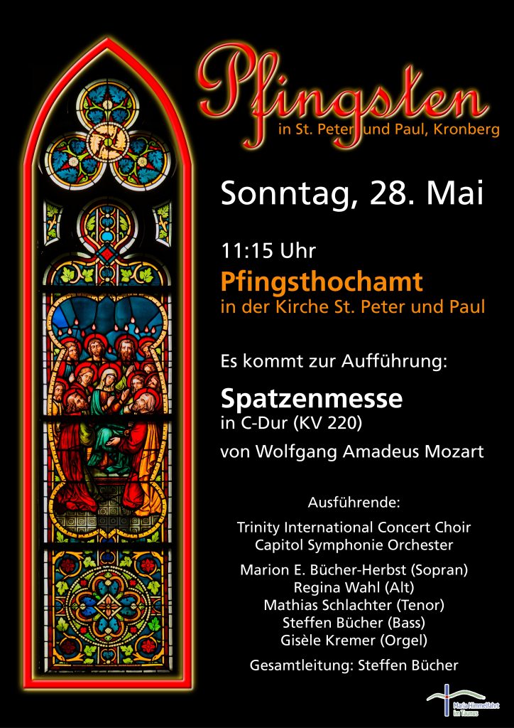 Plakat Spatzenmesse Pfingsten 2023