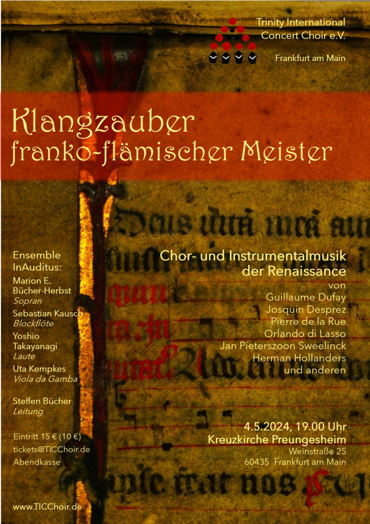 Plakat Konzert Renaissancemusik Mai 2027